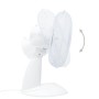 Ventilador de sobremesa 3 velocidades blanco 30 cm 40 W