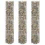 Arriate gaviones circular 3 uds acero galvanizado Ø30x150 cm
