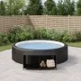 Lagerregale 2 Einheiten aus schwarzem synthetischem Rattan von vidaXL, Pool- und Spa-Zubehör - Ref: Foro24-362264, Preis: 175...