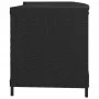 Storage shelves 2 units black synthetic rattan by vidaXL, Pool and spa accessories - Ref: Foro24-362264, Price: 172,35 €, Dis...