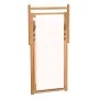 Silla de jardín de teca color crema 56x105x96 cm de vidaXL, Sillas de jardín - Ref: Foro24-43802, Precio: 75,23 €, Descuento: %