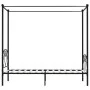 Estructura de cama con dosel metal negro 100x200 cm de vidaXL, Camas y somieres - Ref: Foro24-284434, Precio: 87,00 €, Descue...