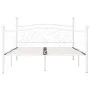 Bed frame with white metal slatted base 120x200 cm by vidaXL, Beds and slatted bases - Ref: Foro24-284449, Price: 148,62 €, D...