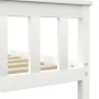 Estructura de cama de madera maciza de pino blanco 100x200 cm de vidaXL, Camas y somieres - Ref: Foro24-283215, Precio: 146,7...