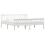 Estructura de cama madera de pino maciza blanca 180x200 cm de vidaXL, Camas y somieres - Ref: Foro24-283219, Precio: 213,79 €...