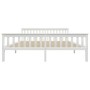 Estructura de cama madera de pino maciza blanca 180x200 cm de vidaXL, Camas y somieres - Ref: Foro24-283219, Precio: 213,79 €...