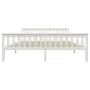 White solid pine wood bed frame 180x200 cm by vidaXL, Beds and slatted bases - Ref: Foro24-283219, Price: 210,53 €, Discount: %