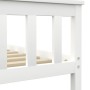 Estructura de cama madera de pino maciza blanca 180x200 cm de vidaXL, Camas y somieres - Ref: Foro24-283219, Precio: 213,79 €...
