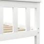 White solid pine wood bed frame 180x200 cm by vidaXL, Beds and slatted bases - Ref: Foro24-283219, Price: 210,53 €, Discount: %