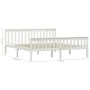 White solid pine wood bed frame 180x200 cm by vidaXL, Beds and slatted bases - Ref: Foro24-283219, Price: 210,53 €, Discount: %