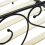 Estructura de cama con dosel metal negro 140x200 cm de vidaXL, Camas y somieres - Ref: Foro24-284436, Precio: 236,36 €, Descu...