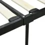 Estructura de cama con dosel metal negro 140x200 cm de vidaXL, Camas y somieres - Ref: Foro24-284436, Precio: 214,70 €, Descu...