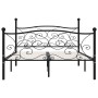 Bed frame with black metal slatted base 120x200 cm by vidaXL, Beds and slatted bases - Ref: Foro24-284456, Price: 170,49 €, D...