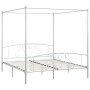 Weißer Himmelbettrahmen aus Metall, 200 x 200 cm von vidaXL, Betten und Lattenroste - Ref: Foro24-284432, Preis: 144,10 €, Ra...