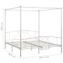 Weißer Himmelbettrahmen aus Metall, 200 x 200 cm von vidaXL, Betten und Lattenroste - Ref: Foro24-284432, Preis: 144,10 €, Ra...