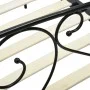 Black metal canopy bed frame 160x200 cm by vidaXL, Beds and slatted bases - Ref: Foro24-284437, Price: 233,72 €, Discount: %
