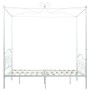 Weißer Himmelbettrahmen aus Metall, 140 x 200 cm von vidaXL, Betten und Lattenroste - Ref: Foro24-284471, Preis: 268,14 €, Ra...