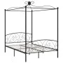 Schwarzer Himmelbettrahmen aus Metall, 120 x 200 cm von vidaXL, Betten und Lattenroste - Ref: Foro24-284476, Preis: 216,20 €,...