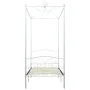 Weißer Himmelbettrahmen aus Metall, 100 x 200 cm von vidaXL, Betten und Lattenroste - Ref: Foro24-284469, Preis: 151,73 €, Ra...