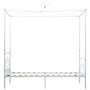 Weißer Himmelbettrahmen aus Metall, 100 x 200 cm von vidaXL, Betten und Lattenroste - Ref: Foro24-284469, Preis: 154,30 €, Ra...