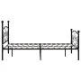 Estructura de cama con somier metal negro 160x200 cm de vidaXL, Camas y somieres - Ref: Foro24-284458, Precio: 164,39 €, Desc...