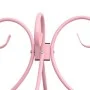 Estructura de cama con dosel metal rosa 100x200 cm de vidaXL, Camas y somieres - Ref: Foro24-284487, Precio: 185,74 €, Descue...