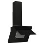 Stainless steel extractor hood black tempered glass 60 cm by vidaXL, Extractors - Ref: Foro24-51662, Price: 187,21 €, Discoun...