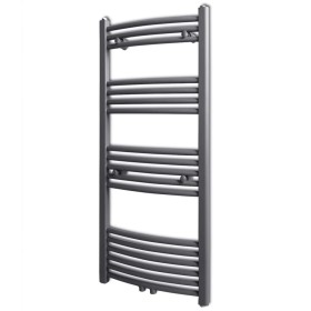 Grauer gebogener Badheizkörper 500 x 1160 mm von vidaXL, Heizkörper - Ref: Foro24-141899, Preis: 103,04 €, Rabatt: %