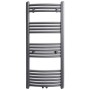 Grauer gebogener Badheizkörper 500 x 1160 mm von vidaXL, Heizkörper - Ref: Foro24-141899, Preis: 103,04 €, Rabatt: %