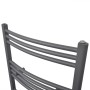 Grauer gebogener Badheizkörper 500 x 1160 mm von vidaXL, Heizkörper - Ref: Foro24-141899, Preis: 103,04 €, Rabatt: %