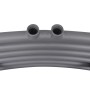 Grauer gebogener Badheizkörper 500 x 1160 mm von vidaXL, Heizkörper - Ref: Foro24-141899, Preis: 103,04 €, Rabatt: %