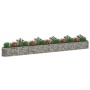 Arriate de gaviones de hierro galvanizado 610x50x50 cm