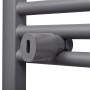 Grauer gebogener Badheizkörper 500 x 1160 mm von vidaXL, Heizkörper - Ref: Foro24-141899, Preis: 103,04 €, Rabatt: %