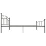 Estructura de cama de metal gris 180x200 cm de vidaXL, Camas y somieres - Ref: Foro24-284535, Precio: 143,51 €, Descuento: %