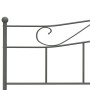 Estructura de cama de metal gris 180x200 cm de vidaXL, Camas y somieres - Ref: Foro24-284535, Precio: 143,51 €, Descuento: %