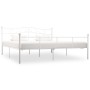 Bettgestell aus weißem Metall, 180 x 200 cm von vidaXL, Betten und Lattenroste - Ref: Foro24-284521, Preis: 154,30 €, Rabatt: %