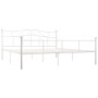 Bettgestell aus weißem Metall, 180 x 200 cm von vidaXL, Betten und Lattenroste - Ref: Foro24-284521, Preis: 154,30 €, Rabatt: %
