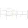 White metal bed frame 180x200 cm by vidaXL, Beds and slatted bases - Ref: Foro24-284521, Price: 163,05 €, Discount: %