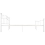 Bettgestell aus weißem Metall, 180 x 200 cm von vidaXL, Betten und Lattenroste - Ref: Foro24-284521, Preis: 154,30 €, Rabatt: %