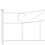 Bettgestell aus weißem Metall, 180 x 200 cm von vidaXL, Betten und Lattenroste - Ref: Foro24-284521, Preis: 154,30 €, Rabatt: %