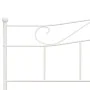 White metal bed frame 180x200 cm by vidaXL, Beds and slatted bases - Ref: Foro24-284521, Price: 163,05 €, Discount: %