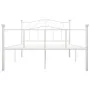 White metal bed frame 160x200 cm by vidaXL, Beds and slatted bases - Ref: Foro24-284520, Price: 167,79 €, Discount: %