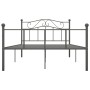 Estructura de cama de metal gris 140x200 cm de vidaXL, Camas y somieres - Ref: Foro24-284533, Precio: 109,08 €, Descuento: %