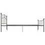 Gray metal bed frame 140x200 cm by vidaXL, Beds and slatted bases - Ref: Foro24-284533, Price: 109,08 €, Discount: %