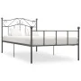Graues Metallbettgestell 100x200 cm von vidaXL, Betten und Lattenroste - Ref: Foro24-284531, Preis: 81,43 €, Rabatt: %