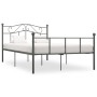 Estructura de cama de metal gris 120x200 cm de vidaXL, Camas y somieres - Ref: Foro24-284532, Precio: 87,19 €, Descuento: %