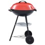 Barbacoa de carbón portátil con ruedas XXL 44 cm by vidaXL, Barbecues - Ref: Foro24-46611, Price: 63,33 €, Discount: %
