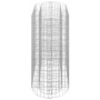 Arriate de gaviones de hierro galvanizado 120x50x100 cm