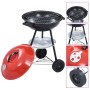 Barbacoa de carbón portátil con ruedas XXL 44 cm by vidaXL, Barbecues - Ref: Foro24-46611, Price: 63,33 €, Discount: %