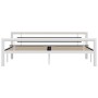 Schwarz-weißes Metallbettgestell 180x200 cm von vidaXL, Betten und Lattenroste - Ref: Foro24-284549, Preis: 180,71 €, Rabatt: %